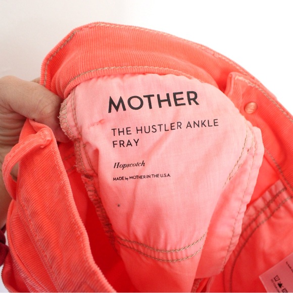 Mother The Hustler Ankle Fray Corduroy Jeans - Picture 8 of 9